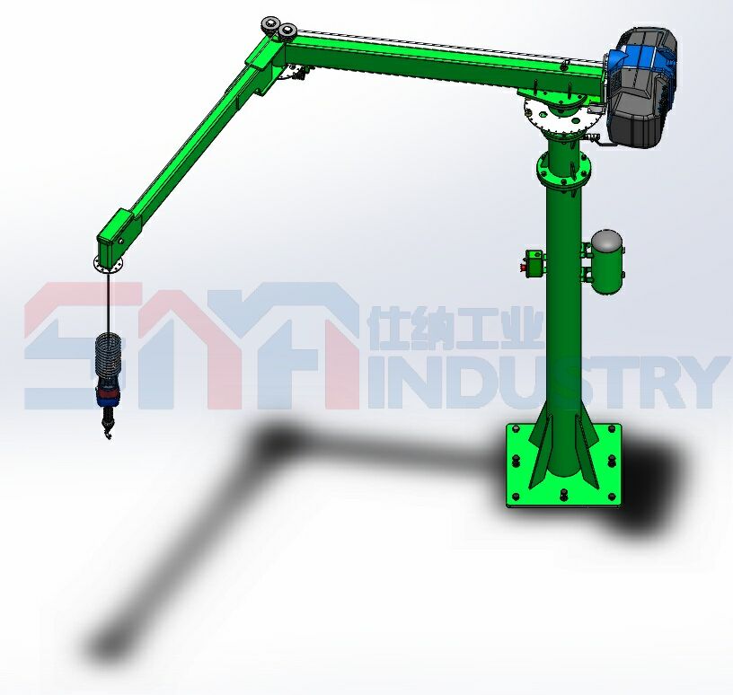 後(hòu)置式折臂吊